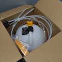 FOUR UNCLES 6L Manual Oil Extractor Pump - Fluid Extractor with 59" Main Hose, Three 41" Extension Tubes for Automotive Oil Change, a Brake Bleeding Hose for Brake Fluid Change