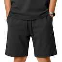 Boys' 2 Piece Outfits Set Summer Short Sleeve Crew Neck T shirts and Shorts Kids Casual Clothes 11-12 Years