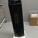 Sweetcrispy Space Heater for Indoor Use, 23Inch Portable Heater with Remote and Thermostat,7 Light Modes, 70Oscillation, 12H Timer, Up to 95F, Tip-over Protection,Black