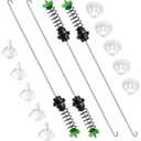 Updated W11130362 WTW5000DW2 WTW5000DW3 Washer Suspension Rod Kit by Blutoget-Washer Shock Absorbers Fit for Whirlpool WTW5000DW1 WTW5000DW0 Kenmore Maytag MVWX655DW1 MVWC565FW1 W10594080 W10780040