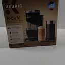 Keurig K-Caf Barista Bar Single Serve Coffee Maker and Frother, with 3 Brew Sizes, Hot and Cold Coffee Capabilities, 2oz Coffee Shot Button, Black