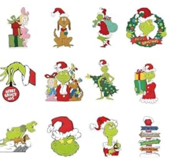 Christmas Refrigerator Magnets Christmas Decorations - Christmas Fridge Car Garage Door Magnetic Stickers - Xmas Magnet Decals for Home Kitchen Christmas Decorations Indoor Outdoor Party Supplies