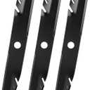 103-6397 Mulching Blades Compatible with 52" Toro Lawn Mowers, 116-5175 Mower Blades Compatible with Ex mark 52" Lazer Z Turf Tracer, Replace for 103-6387, 103-6402, 109-6873, 103-6382, 3 Pack