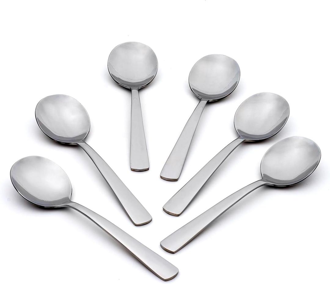 Oneida Aptitude Soup Spoons - Set Of 6