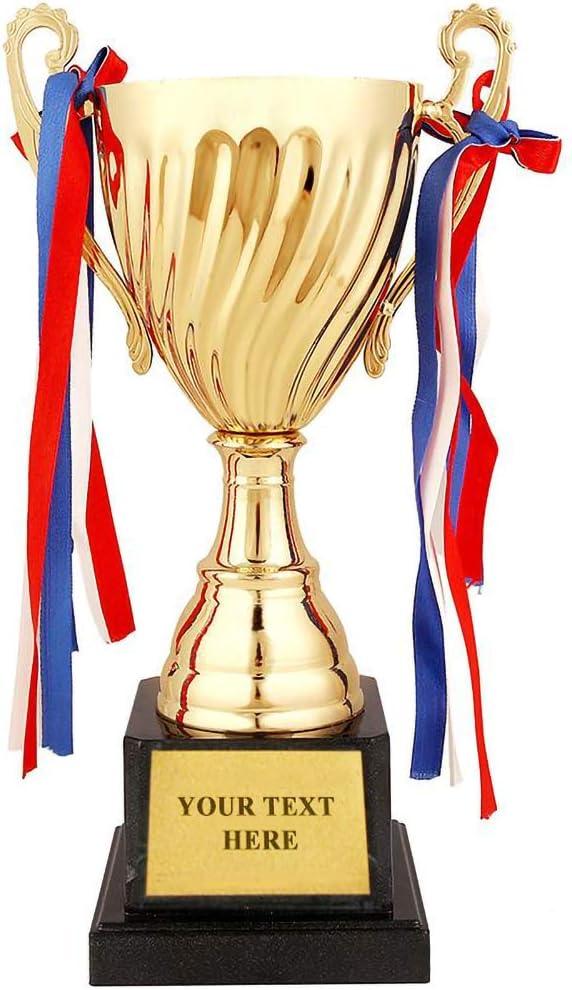 Trophy Cup - Large Trophy,Gold Award for Sports,Tournaments,Competitions,Soccer Football League Match Trophy,Other Teamwork Award