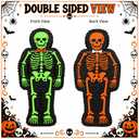 FNTSILN 28IN EXTRA Large Skeleton Pinata Green & Orange Halloween Pinatas