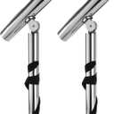 SPARKWHIZ Outrigger Fishing Rod Holders for Trolling, Stainless Steel Adjustable Pole Holder for Marine Boat, Kayak, Yacht, 2 Pack