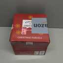 Set of 3 Christmas Lighted Gift Boxes, Pre-lit 60LED Light Up Present Boxes Ornament Outdoor, Boxes with Gold Snowflake, Battery Operated Christmas Decorations for Indoor Home, Party, Lawn Decor