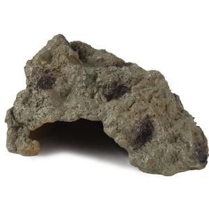 IBWell Resin Leopard Gecko Hide, True to Nature Reptile Rock for Bearded Dragon Hideout Snake Hides for Ball Pythons, Tortoise House Terrarium DCor - Meidum