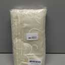 Romanstile Jacquard White Rectangle Tablecloth, Waterproof Elegant Damask Curly Floral Pattern Table Cloth, Washable Decorative Polyester Table Cover for Kitchen/Dining/Parties - 60 x 84 Inch