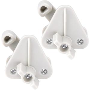 Pontoon Boat Gate Latch Replacement Kit, 2 Pack Heavy Duty Marine Boat Door Latches Replacement for Square Frames 1-1.25 Inch, Fits Left- or Right-Hinge Gate