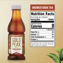 Gold Peak Tea, Unsweet Tea, 16.9 fl oz, 6 Pack