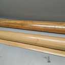 Juexica 2 Pcs Natural Bamboo Wall Panel for Interior Wall 48''x96'' Bamboo Covering Renewable Pole Wainscoting Room Divider Wrap Decor for Bedroom Living Room Kitchen Island Office (Carbonized)