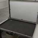 Portable Trade Show Display CaseAluminum Glass Display Case for CardsCard Show Display case,Can Store Anti-Ultraviolet Cards for Jewelry, Trading Card, Collectibles Shows (Silver, 1 PCS/34 inch)