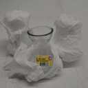 Small Glass Vases for Centerpieces - Hewory 3pcs Clear Mini Hyacinth Avocado Growing Bud Vase Bulk, Cute Tiny Flower Bulb Forcing Plant Containers Set for Wedding Home Living Room Table Decorations