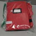 Primode Heavy Duty Christmas Tree Storage Bag | Fits Up to 7-8 Ft. Disassembled Holiday Tree | 50 x 15 x 20 Tree Storage Container | Durable 600D Oxford Material | Xmas Storage Box (Red)