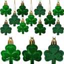 St Patricks Day Ornaments for Tree, 30 Pieces Shamrock Ornaments, Saint Patricks Day Tree Decorations