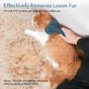 Aumuca Skin Friendly Self-Cleaning Slicker Brush for Dogs & Cats, Gentle Pet Grooming Tool for Shedding & Deshedding, Efficient Hair Remover for Long & Short Haired Pets