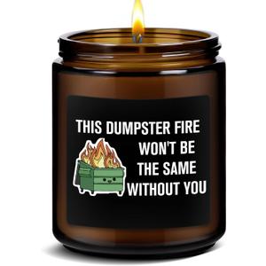 Funny Gift for Friend Leaving Job Goodbye Retirement Gifts for Coworker Leaving Unique Candle Gift Boss Farewell New Job Moving