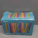 Darice 1000 Pcs Colored Popsicle Sticks for Crafts, 4.5" Colorful Wooden Rainbow Craft Sticks Supplies, STEM DIY Art, Ages 3+