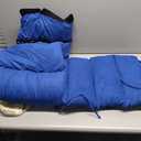 Wheelchair CushionsPressure Pain Relief Accessories with Armrest Covers. Supports Coccyx & Back, Non-Slip. Fits 18" Wheelchair with Full Arms, Blue.