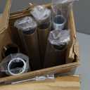 Oneach Heavy Duty Curtain Rods for Windows 72 to 144 Inch, 1 Inch Brass Gold Curtain Rod, Adjustable Length Rod with Metal Finials, Modern Decorative for Bedroom Kitchen Living Room (16 to 150 Inch)