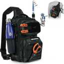 KastKing BlowBak Tactical Sling Tackle Bag-Lightweight Fishing Backpack Storge Fishing Gear and Equipment,Gift for Men