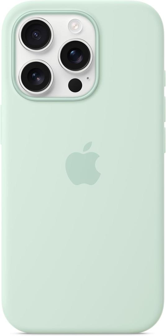 Apple iPhone 16 Pro Silicone Case with MagSafe and Camera Control - Aquamarine