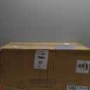 4FT Long Chandelier for Dining Room - Black Dining Room Light Fixture Linear Crystal Design with Water Ripple Glass & Large Rectangle & 6pcs MAX 60W E26 Bulbs(Not Include),50pcs Glass Sheet (Flat (All around))