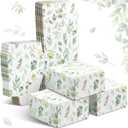 Christmas Eucalyptus Gift Box Small White Boxes Paper Soap Boxes Cardboard Gift Wrap Boxes Ornament Boxes for Gifts Birthday Wedding Favor Baby Shower Favor, 3.2 x 3.2 x 1.6 Inch(30 Pcs)