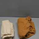 Muslin Pack N Play Sheets Fitted for Pack and Play Mattress and Mini Cribs, Muslin Cotton for Natural Comfort Fitted Baby Boys and Girls, Boho Baby Nursery Design, 2 Pack (Retro Yellow&Beige)