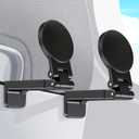 CreaDream 2 Pack Airplane Phone Holder Mount for Magsafe, Plane Travel Essentials Foldable Phone Stand with 360 Rotation, Women Men Long Flight Must Haves Travel Accessories for Desk, Tray Table