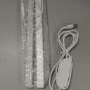 Motion Sensor Dimmable Under Cabinet Lighting, 6000K White, Plug-in, Linkable LED Closet Light Bars, 12-inch 2 Pack