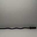 CAP Barbell 47-Inch Olympic EZ Curl Bar for 2-Inch Weight Plates | Multiple Options (Black)