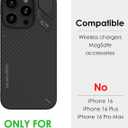 Aulumu A16 Aramid Fiber iPhone 16 Pro Case | 1500D Ultra Slim Woven | Real Cooling | Compatible with MagSafe