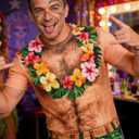 Mens Hawaiian Shirt with Abs Fake Muscle Shirts for Men 3D Funny Graphic Shirt S-XXL (XXL)