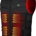 Gohero Upgraded Lightweight Heated Vest for Men and Women - Heating Vest with 10000mAh Large Capacity Battery Pack