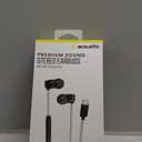 Acoustix Premium Sound Stereo Earbuds w/ USB-C Connector - Black & Gray