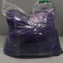 Super Soft Faux Fur Throw Pillow, 12" Diameter Throw Pillow (Purple)