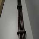 2 Pack Telescoping Curtain Rods, 1Inch Diameter Drapery Rods 72-144Inch Length Adjustable Rod with Brackets Window Treatment-Dark Bronze