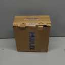 MIULEE 2 Panels Back Tab Blackout Curtains 96 Inch Long for Living Room Bedroom, Halloween Black Rod Pocket/Pinch Pleated Thermal Insulated Room Darkening Light Blocking Floor to Ceiling Curtain/Drape