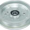 GELASKA 116-4665 Flat Idler Pulley Replaces 126-9187, 136-5405, 132-5156, 1-403186, E403186 for Toro 23522, 33522, 74141, 74141TE Z Master Commercial 2000 Series Riding Mowers