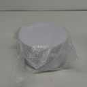 bUCLA 100PCS White Plastic Plates-10.25inch Disposable Dinner Plates-Premium Party&Wedding Plates