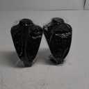 Comelyjewel 21cm Necklace Holder Jewelry Organizer Set of 2, Elegant Jewelry Organizers and Storage, Premium Jewelry Organizer for Women, Mannequin Bust Stand for Necklaces (Black Velvet)