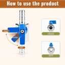 2 Pack 1/4" Hose ID Barb Mini Ball Valve, Stainless Steel Small Shut Off Valve with Clamps Kit for Water Oil Gas (1/4 Inch)