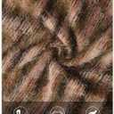 MEROKEETY Women's Fall Fuzzy Colorful Knit Cardigan Sweaters Winter Button Down Boho Casual Long Sleeve Outerwear Top (S)