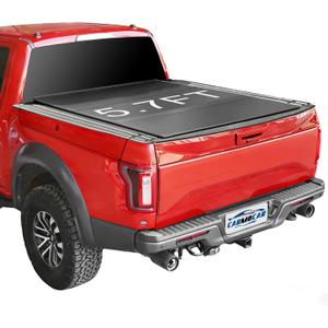 Hard Tri-Fold Tonneau Cover Replacement for 2009-2025 Ram 1500 5.7ft Bed (67.4") Fleetside W/RamBox FRP Truck Bed Cover with Led Light Only for Models with Factory Utility Track Sys.