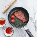 Nonstick Saucepan Set - 1 Quart and 2 Quart,Ultra Non Stick Sauce Pan Small Pot with Glass Lid,Great for Home Kitchen Restaurant,Black