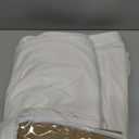 MIULEE Natural White Linen Curtains 84 Inch Length 2 Panels for Bedroom Living Room, Soft Thick Linen Textured Window Drapes Semi Sheer Light Filtering Grommet Burlap Look Cream Ivory Farmhouse Decor