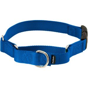 PetSafe Martingale Collar with Quick-Snap Buckle - Adjustable No-Slip Quick Release Dog Collar - Everyday Wear No-Pull Training Aid - 1" Wide - Large - Royal Blue
